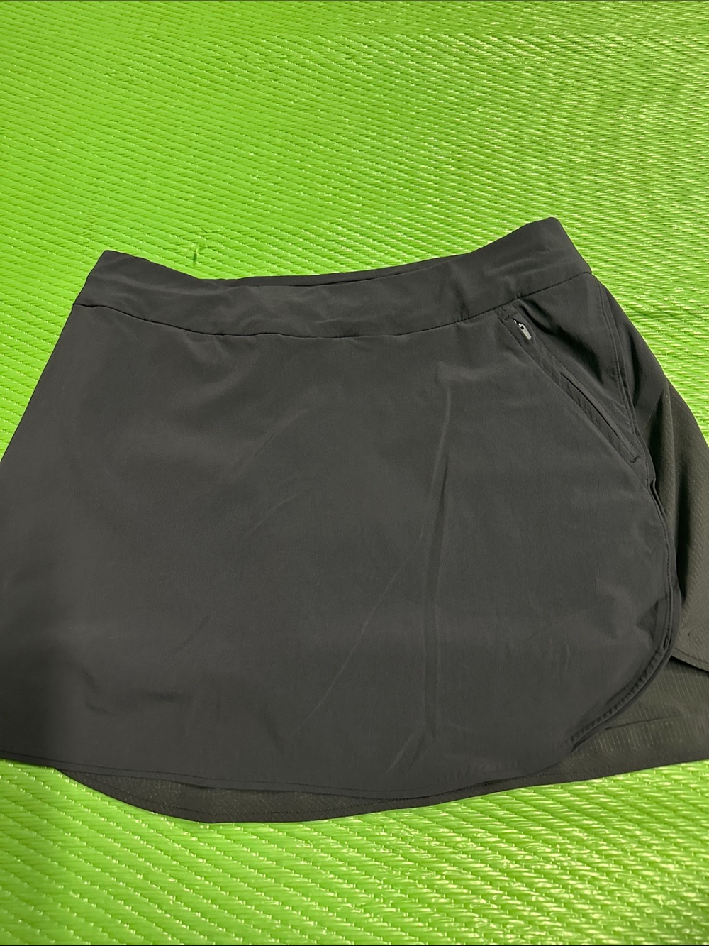 Outdoor Voices Black Active Skort with Zipper Pocket